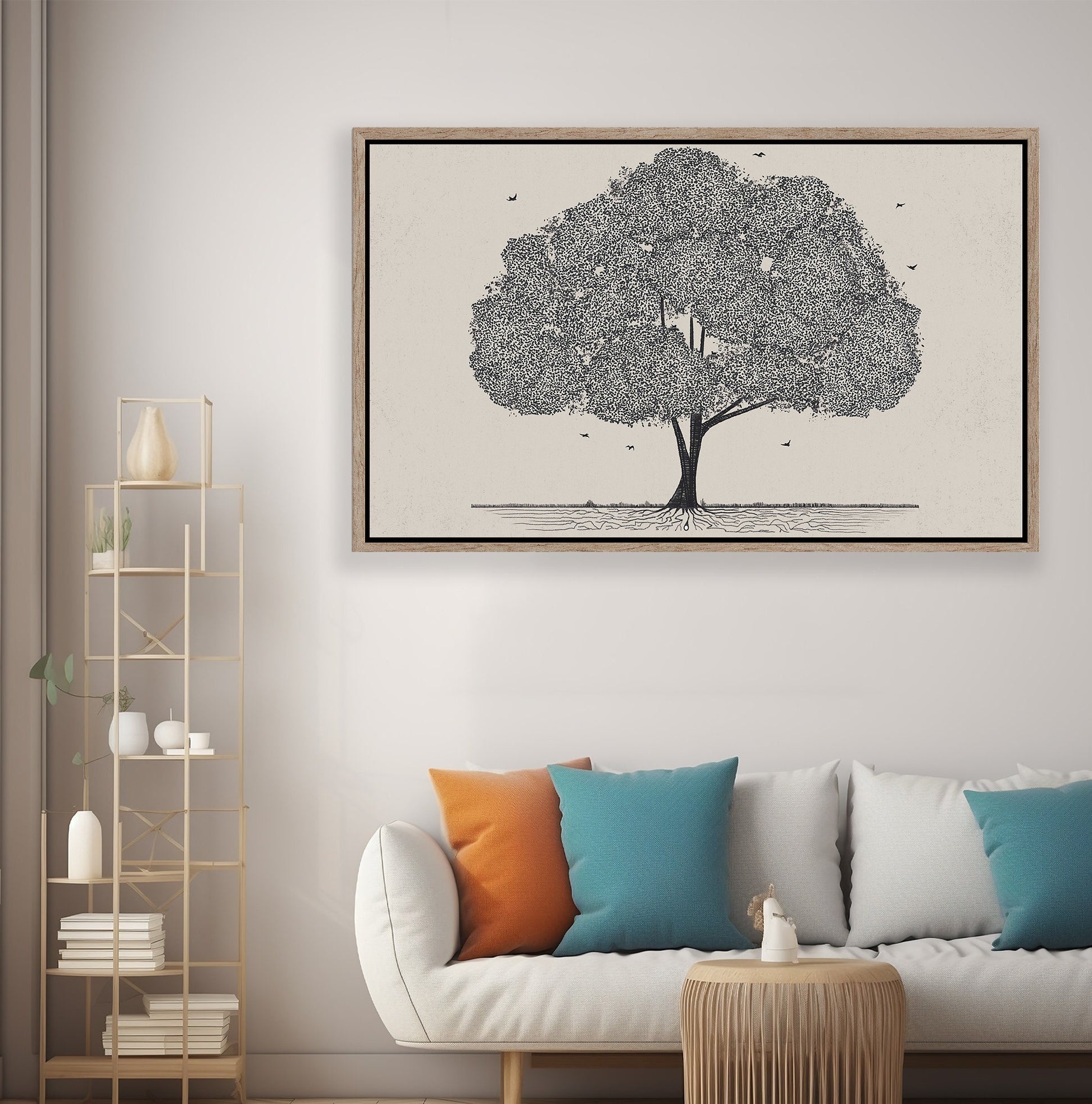 Faith of Mustard Seed Poster, Faith Moves Mountains Poster, Kingdom of God Art Poster, Jesus WALL art, Mustard Tree Poster, Parable
